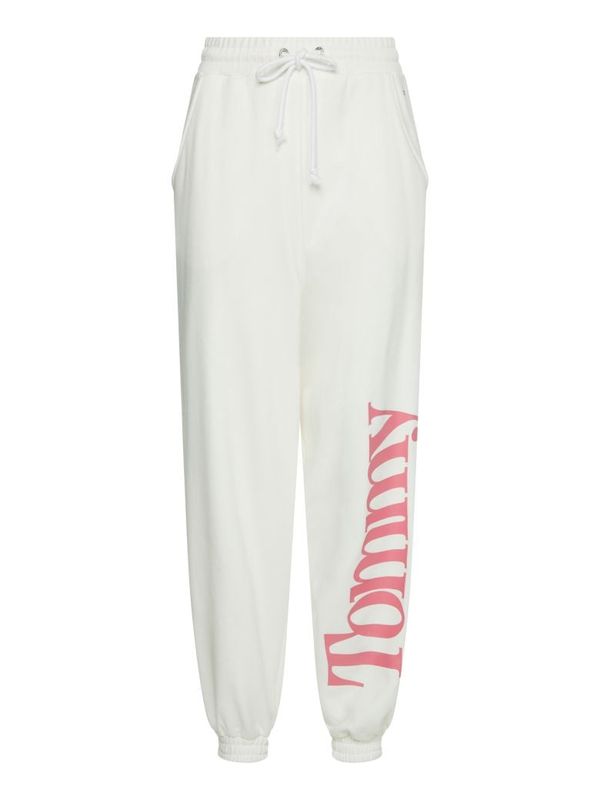 Tommy Hilfiger Tommy Jeans Sweatpants - TJW BOLD TOMMY SWEATPANT white