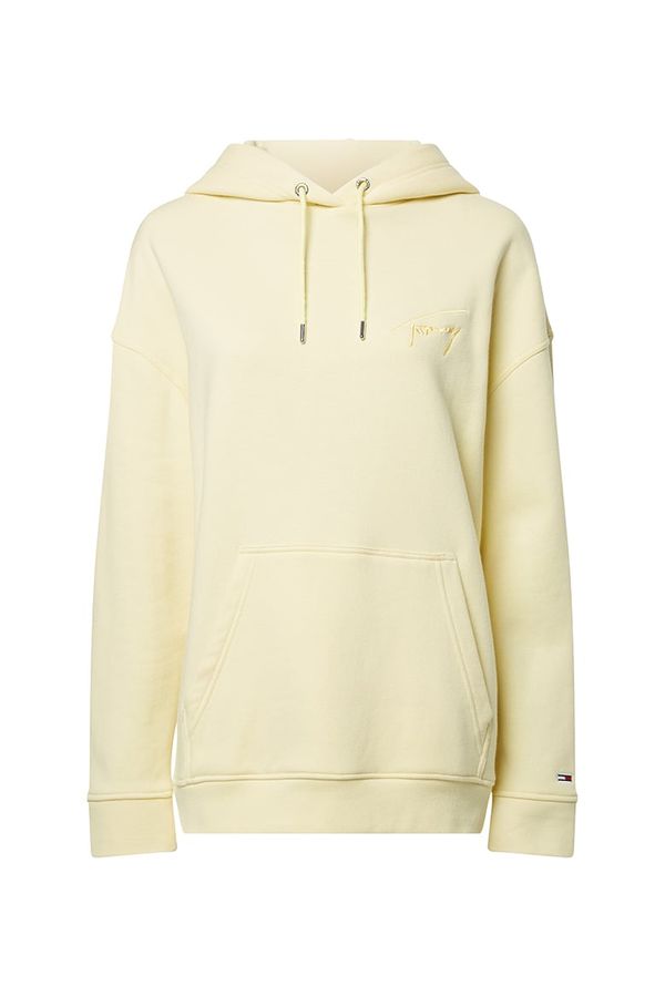 Tommy Hilfiger Tommy Jeans Sweatshirt - TJW OVRSZD TOMMYSIGNATURE HOODIE yellow