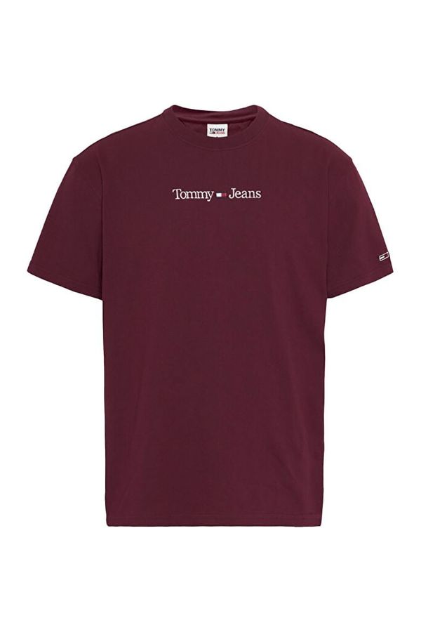 Tommy Hilfiger Tommy Jeans T-shirt - TJM CLASSIC LINEAR L red