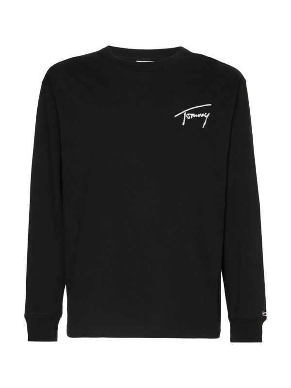 Tommy Hilfiger Tommy Jeans T-Shirt - TJM TOMMY SIGNATURE LS TEE black