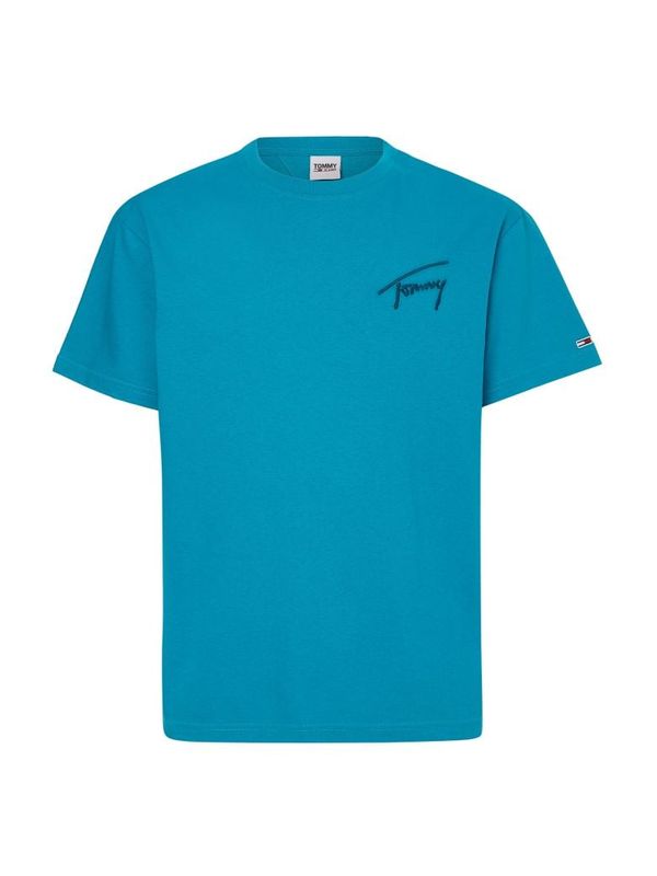 Tommy Hilfiger Tommy Jeans T-Shirt - TJM TOMMY SIGNATURE TEE blue