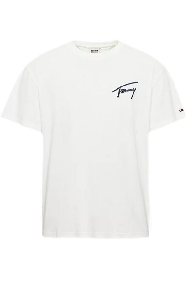 Tommy Hilfiger Jeans Tommy Jeans T-Shirt - TJM TOMMY SIGNATURE TEE white