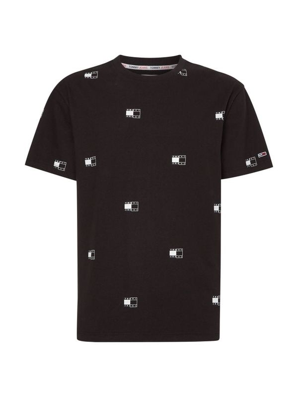 Tommy Hilfiger Tommy Jeans T-Shirt - TJM TWISTED FLAG CRITTER TEE black