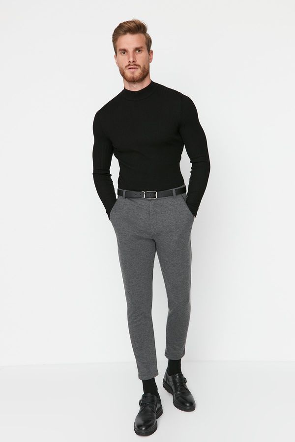 Trendyol Trendyol Anthracite Men's Regular/Regular Cut Knitted Trousers