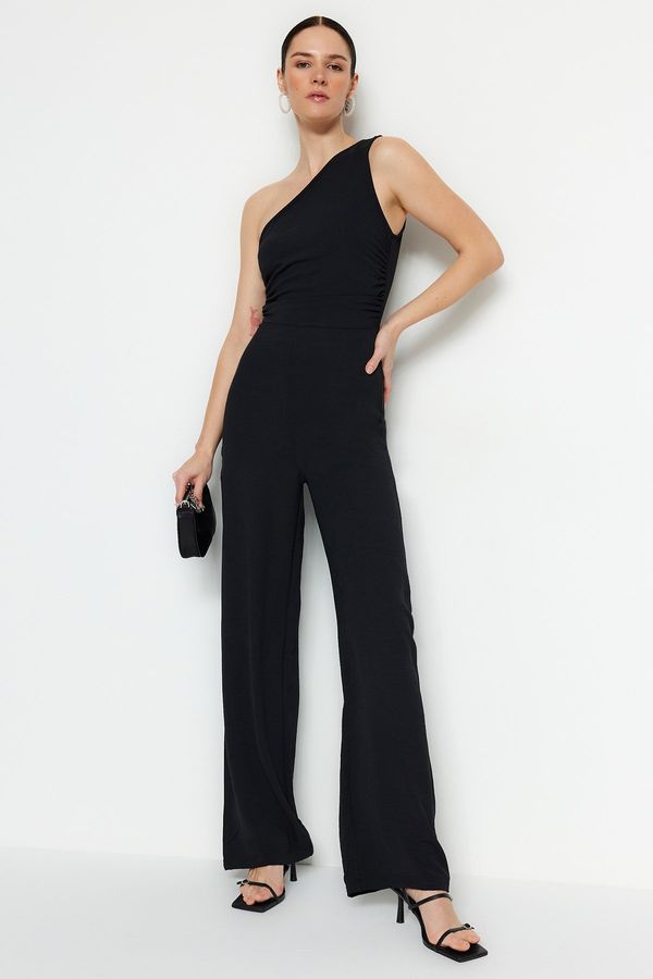 Trendyol Trendyol Black Maxi Woven Jumpsuit