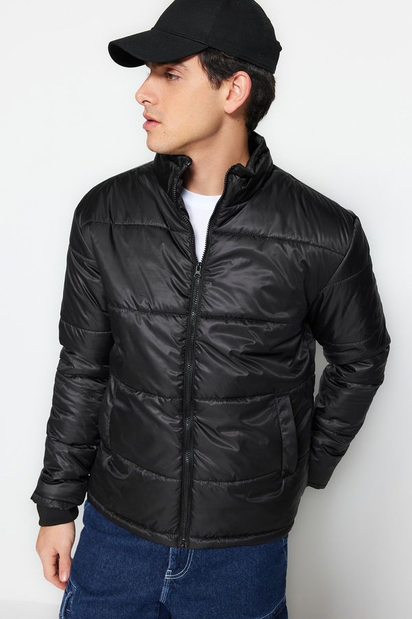 Trendyol Trendyol Black Regular Fit Water and Wind Resistant Puffer Winter Coat