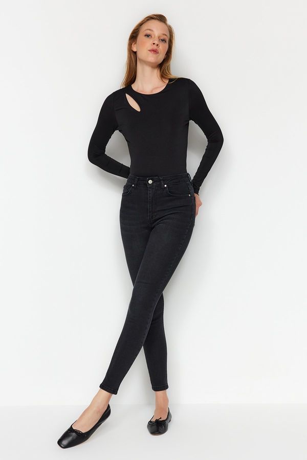 Trendyol Trendyol Black Shaper Effect High Waist Skinny Jeans