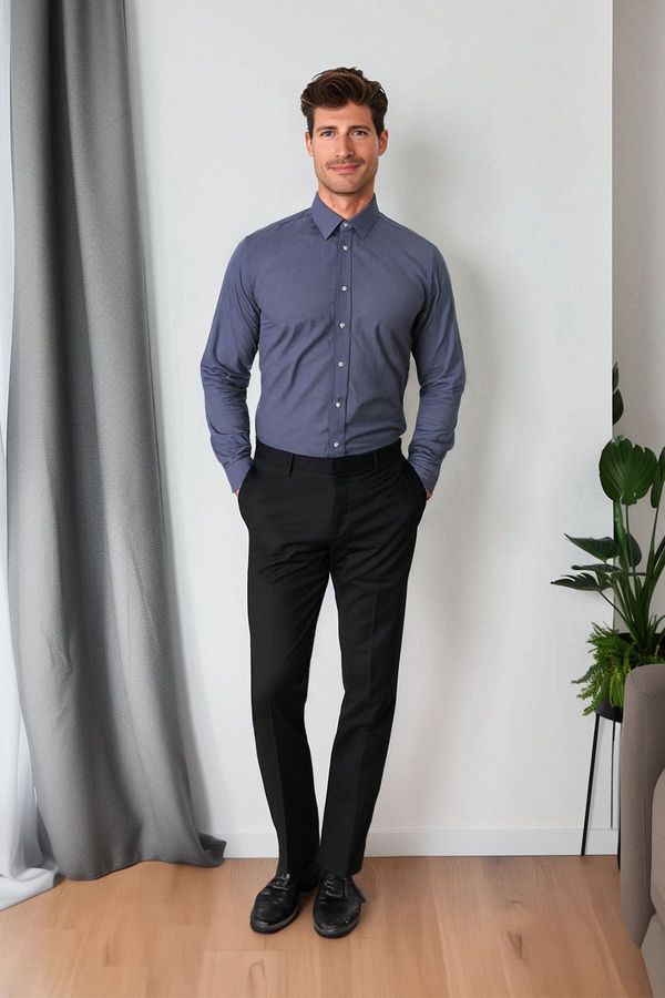 Trendyol Trendyol Black Slim Fit Italian Cut Chino Trousers