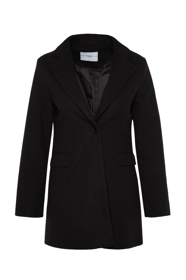 Trendyol Trendyol Black Stamp Coat