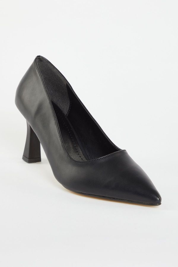 Trendyol Trendyol Black Thick Heel Stiletto Women's Heeled Shoes