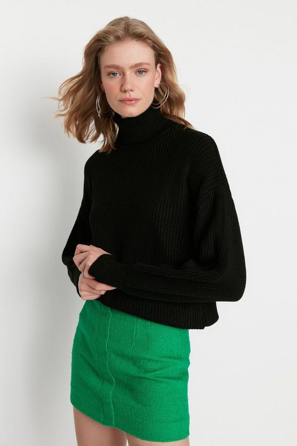 Trendyol Trendyol Black Turtleneck Knitwear Sweater