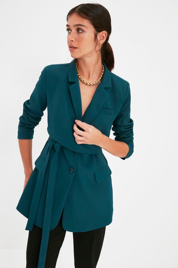 Trendyol Trendyol Blazer - Green - Regular fit