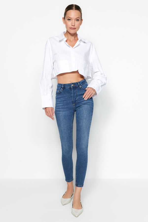 Trendyol Trendyol Blue High Waist Skinny Jeans