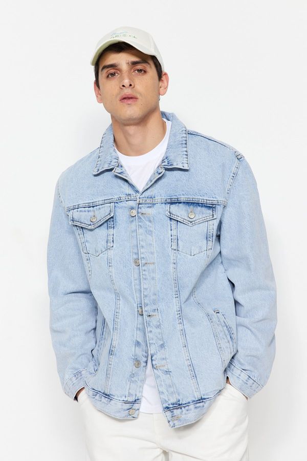 Trendyol Trendyol Blue Regular Fit Denim Jeans Jacket