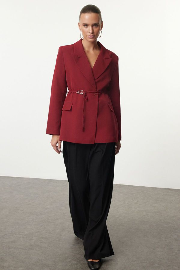 Trendyol Trendyol Burgundy Blazer Jacket