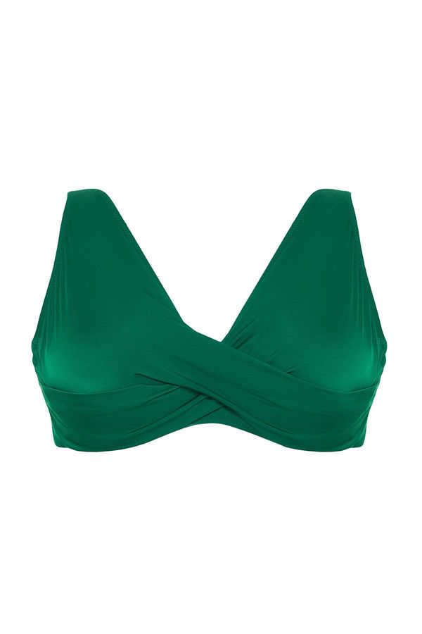 Trendyol Trendyol Curve Emerald Green Bikini Top