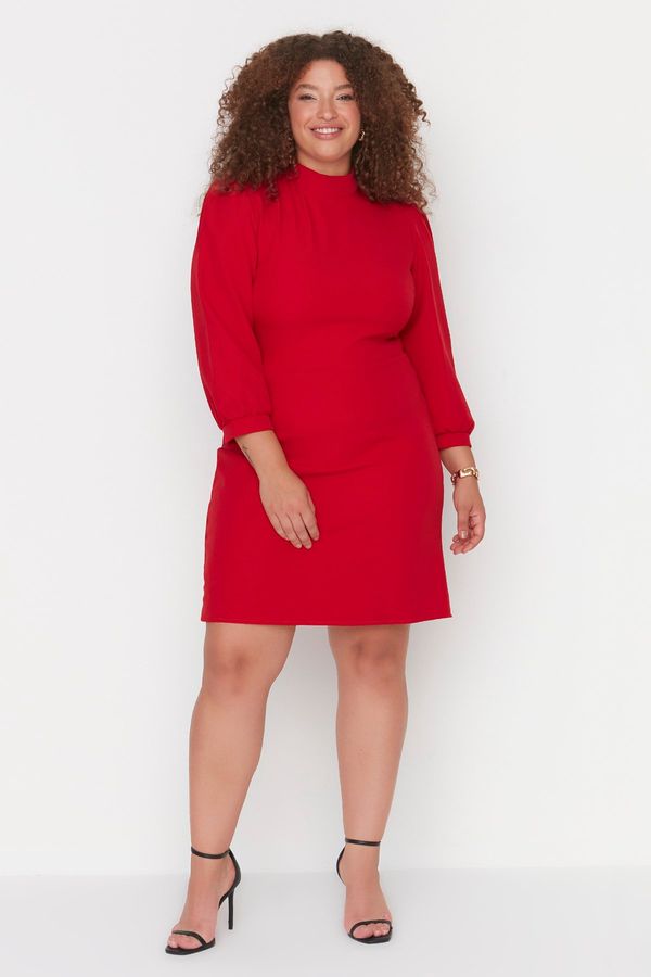 Trendyol Trendyol Curve Red Woven Dress