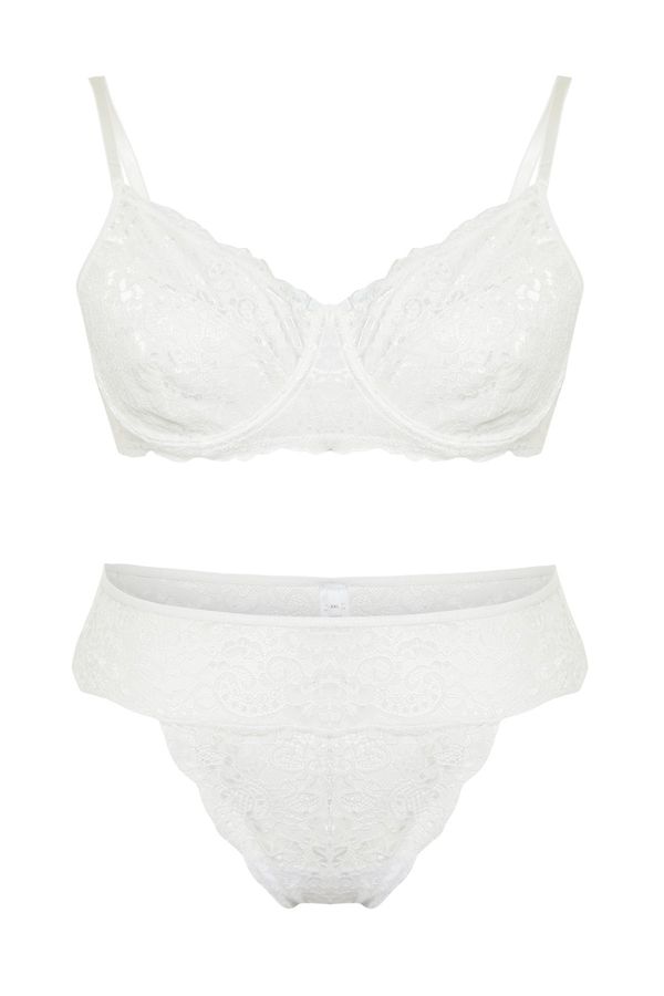 Trendyol Trendyol Curve White Underwear Set