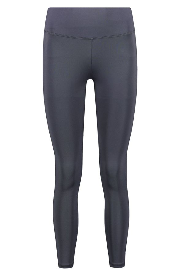 Trendyol Trendyol Dark Anthracite Push-Up Featured Full Length Knitted Sports Leggings