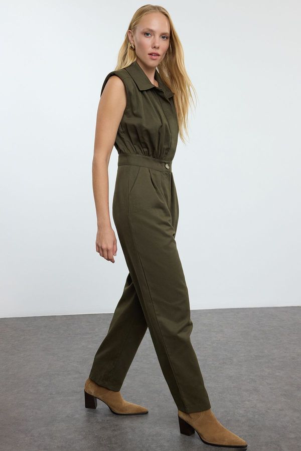 Trendyol Trendyol Dark Khaki Jumpsuit