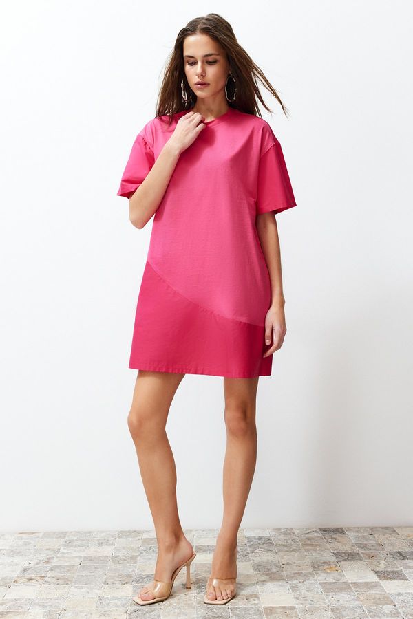 Trendyol Trendyol Fuchsia Plain Knitted Dress