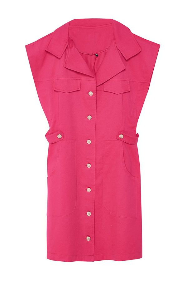 Trendyol Trendyol Fuchsia Plain Woven Dress