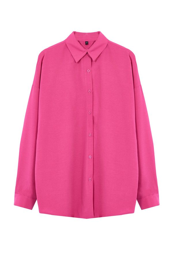 Trendyol Trendyol Fuchsia Woven Shirt