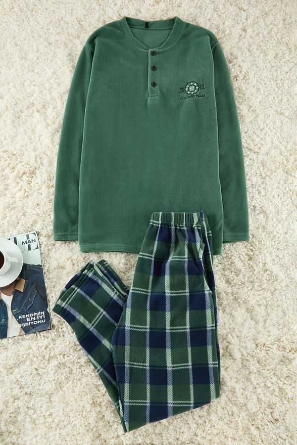 Trendyol Trendyol Green Knitted Pajamas Set