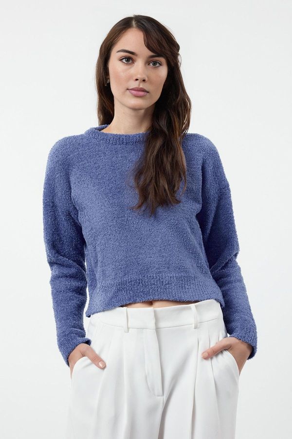 Trendyol Trendyol Indigo Special Yarn Knitwear Sweater