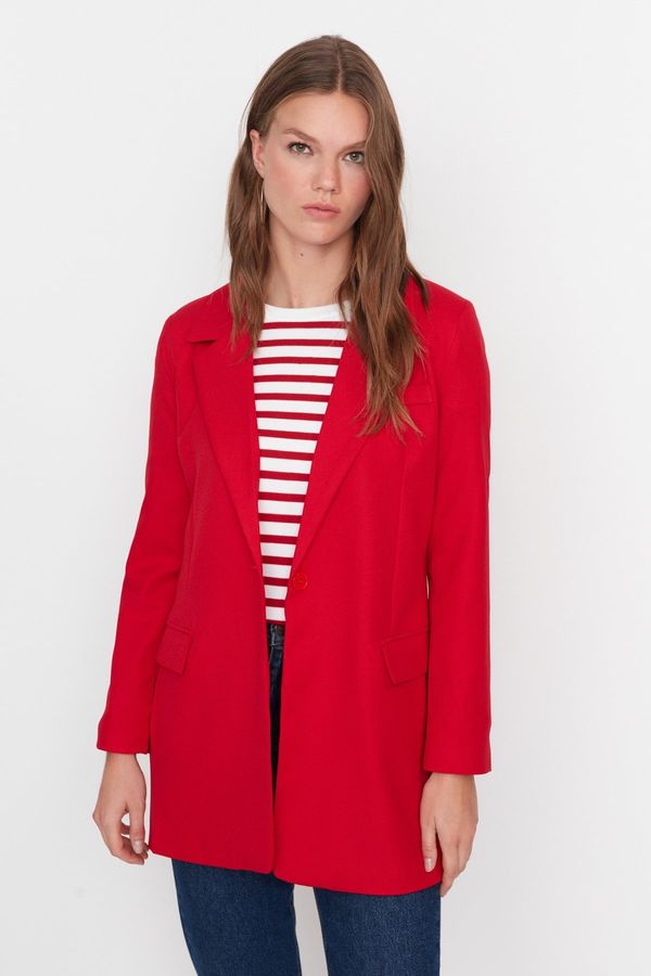 Trendyol Trendyol Jacket - Red - Regular fit