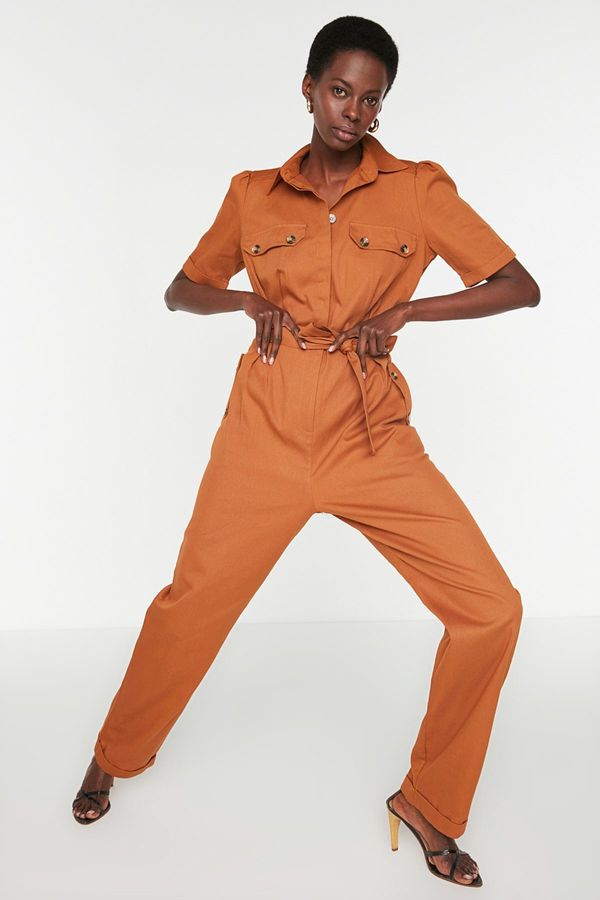 Trendyol Trendyol Jumpsuit - Braun - Regular fit