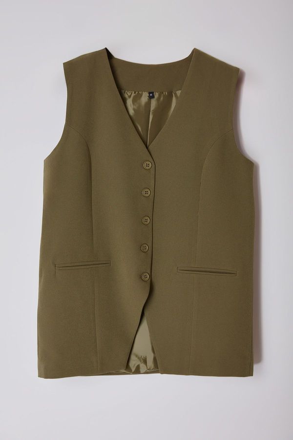 Trendyol Trendyol Khaki Regular Vest