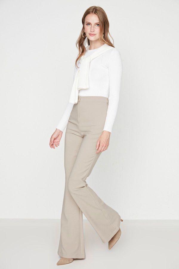 Trendyol Trendyol Mink Flare Spanish Leg Woven Trousers