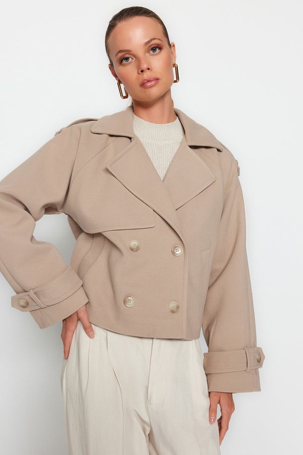 Trendyol Trendyol Mink Wide Cut Cachet Coat