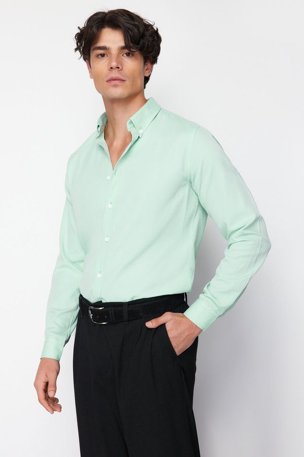 Trendyol Trendyol Mint Men's Slim Fit Smart Shirt