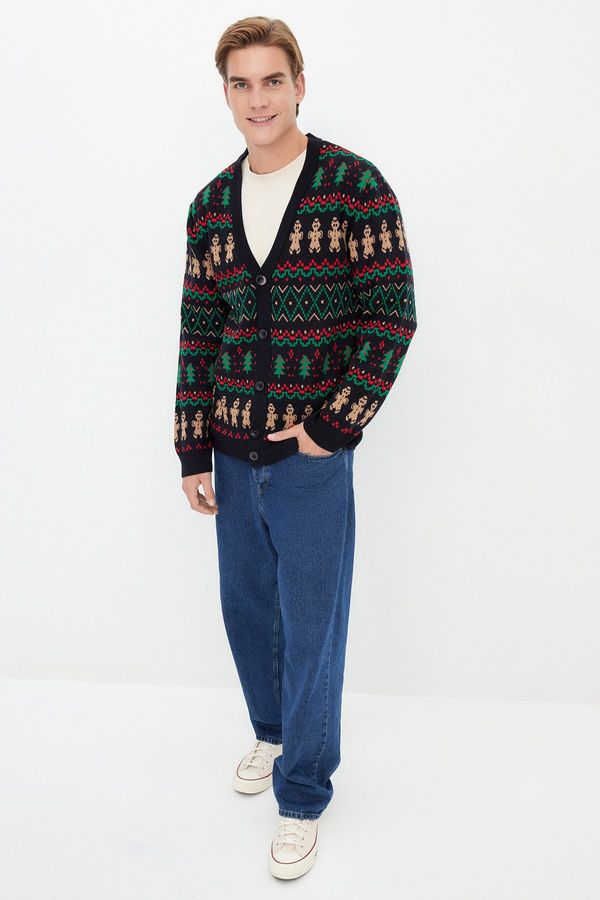 Trendyol Trendyol Multi Color Regular Fit Christmas Knitwear Sweater