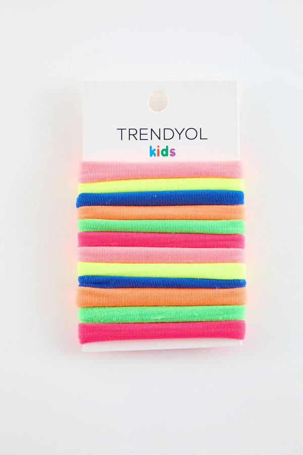 Trendyol Trendyol Multicolored 12-Piece Girls Elastic Hair Bands