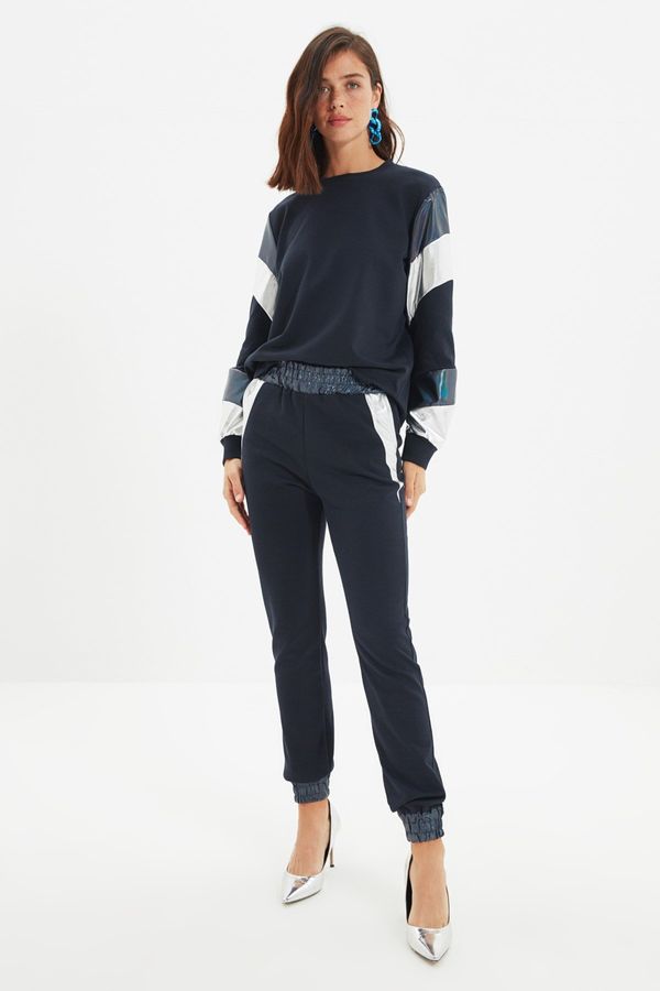 Trendyol Trendyol Navy Blue Basic Jogger Knitted Sweatpants