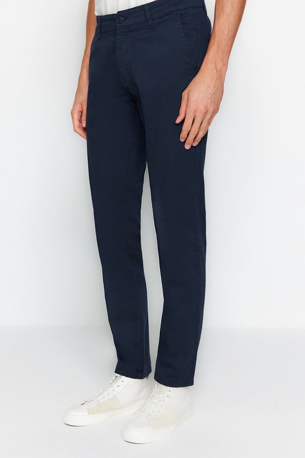 Trendyol Trendyol Navy Blue Slim Fit Chino Trousers