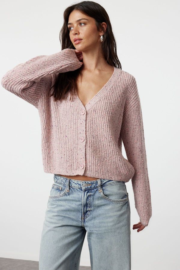 Trendyol Trendyol Pink Soft Textured Knitwear Cardigan