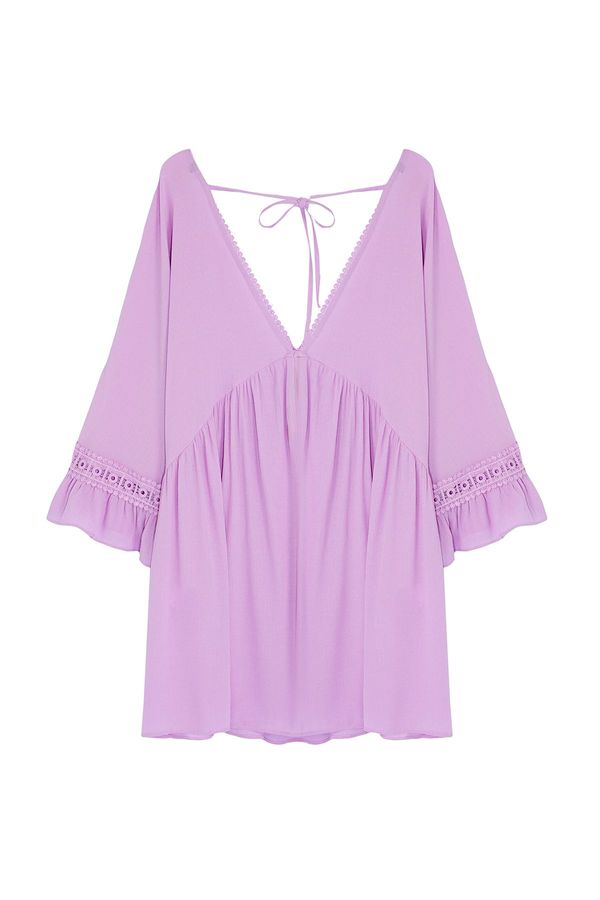 Trendyol Trendyol Pink*004 Plain Regular Mini Woven 69% Viscose,31% Polyester Dress