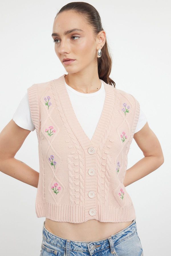 Trendyol Trendyol Powder Embroidery Detailed Knitwear Sweater