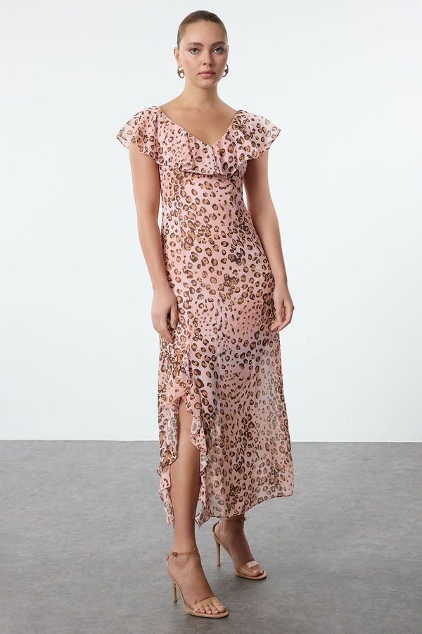 Trendyol Trendyol Powder Floral A-line Maxi Woven Dress