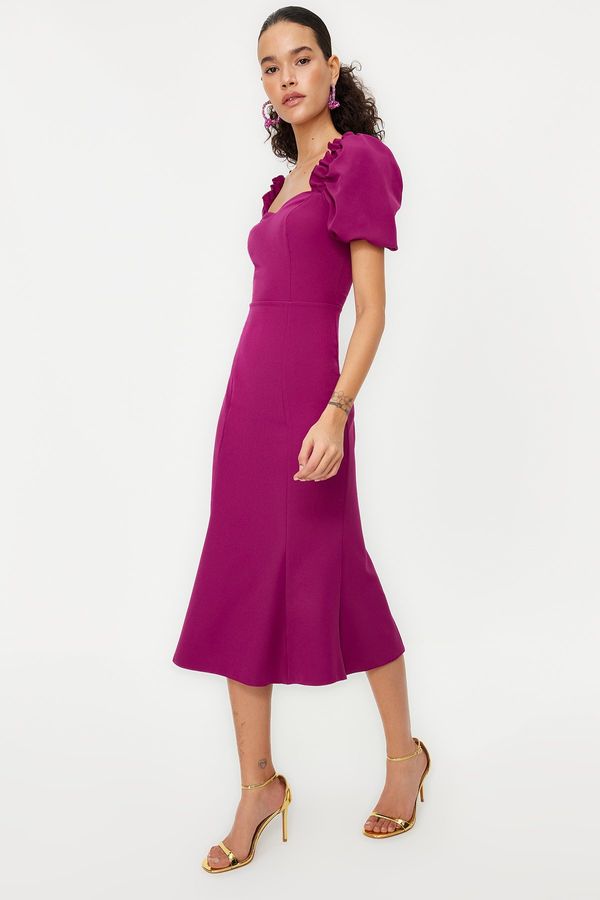 Trendyol Trendyol Purple Stylish Evening Dress Woven Stylish Evening Dress