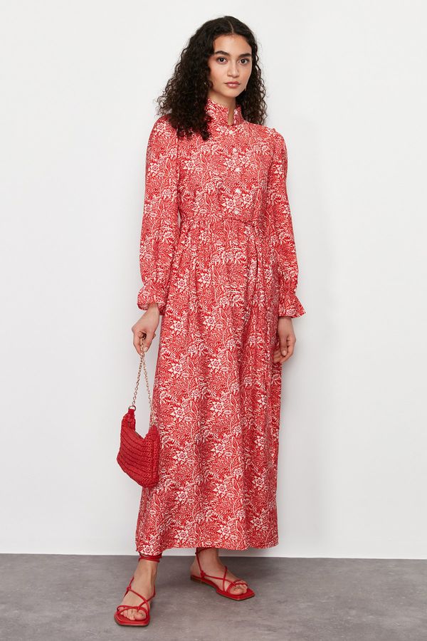 Trendyol Trendyol Red Floral Woven Dress