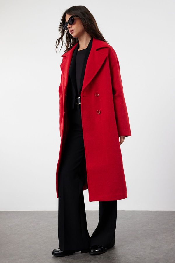 Trendyol Trendyol Red Oversize Coat