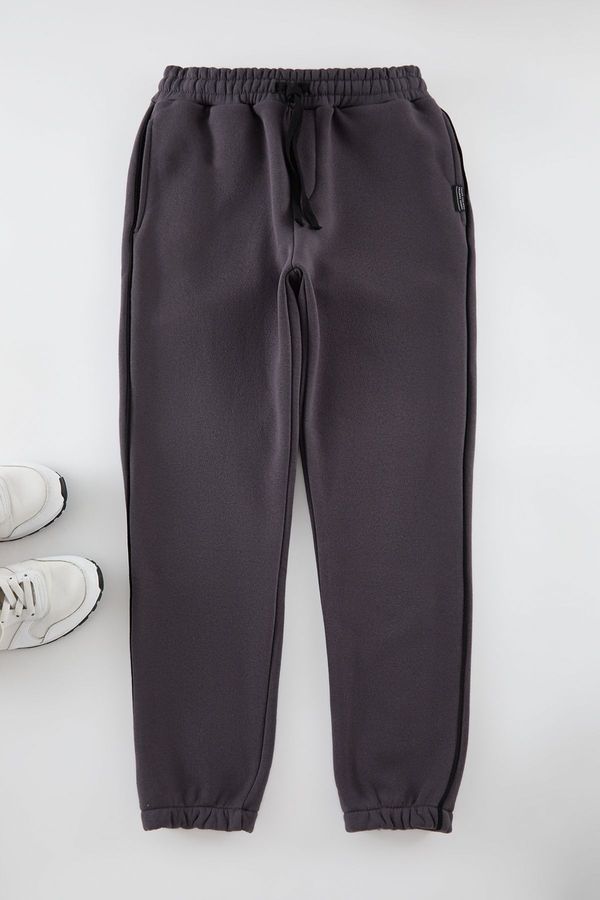 Trendyol Trendyol Smoked Regular/Normal Cut Label Detailed Sweatpants