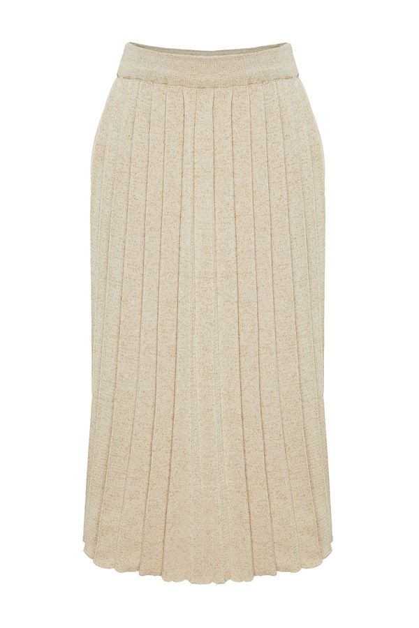 Trendyol Trendyol Stone Glitter Pleated Knitwear Skirt