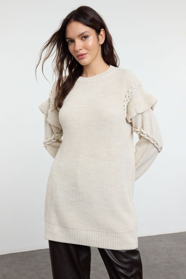 Trendyol Trendyol Stone Hair Knit Detailed Knitwear Sweater