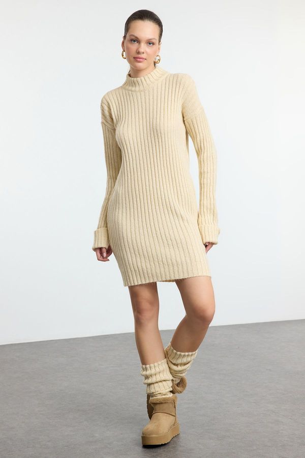 Trendyol Trendyol Stone Mini Knit Soft Texture Leggings Dress